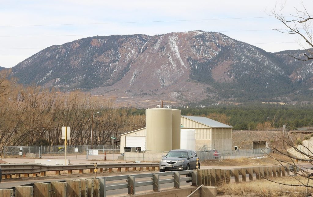 Mount Herman in the Rampart Range near Monument, Colorado