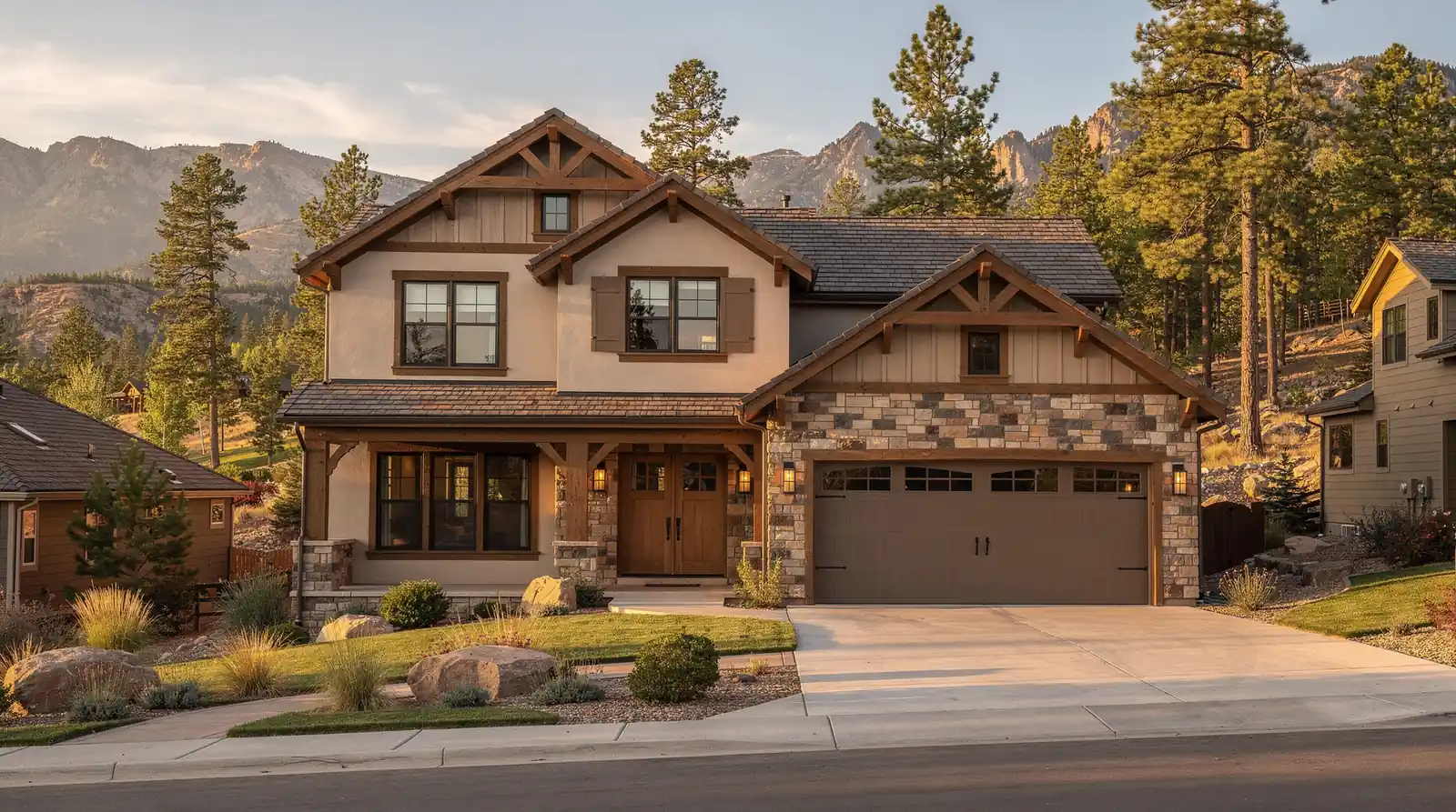 What Architectural Features Define Castle Pines Homes